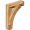 Ekena Millwork Thorton Craftsman Rough Sawn Bracket w/ Offset Brace, Western Red Cedar, 8"W x 30"D x 38"H BKT0806X30X38THR04RWR - alternate 1